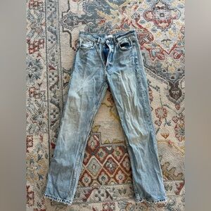 Zara Women’s Light Blue Straight Jeans